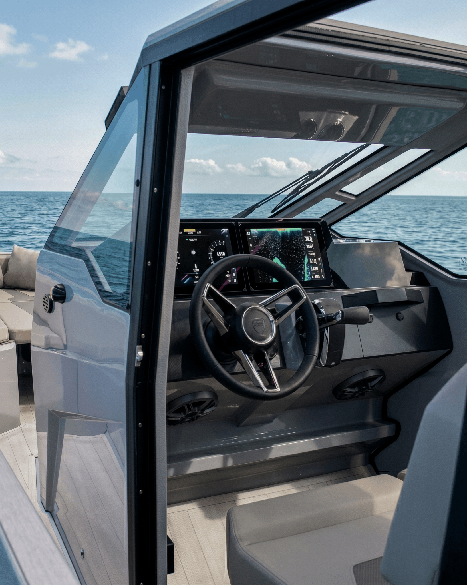 IRON 907 Coupe immersed cockpit design