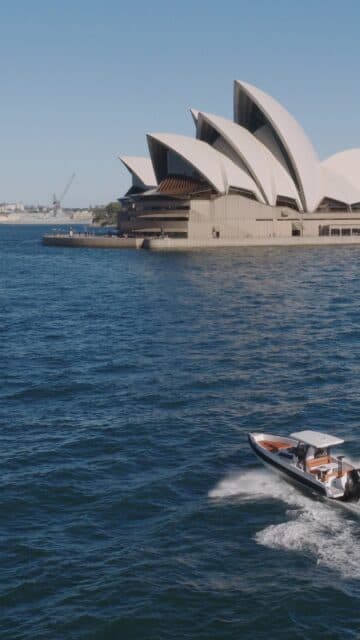 Sydney in motion. IRON at ease. @ironboats.aus
